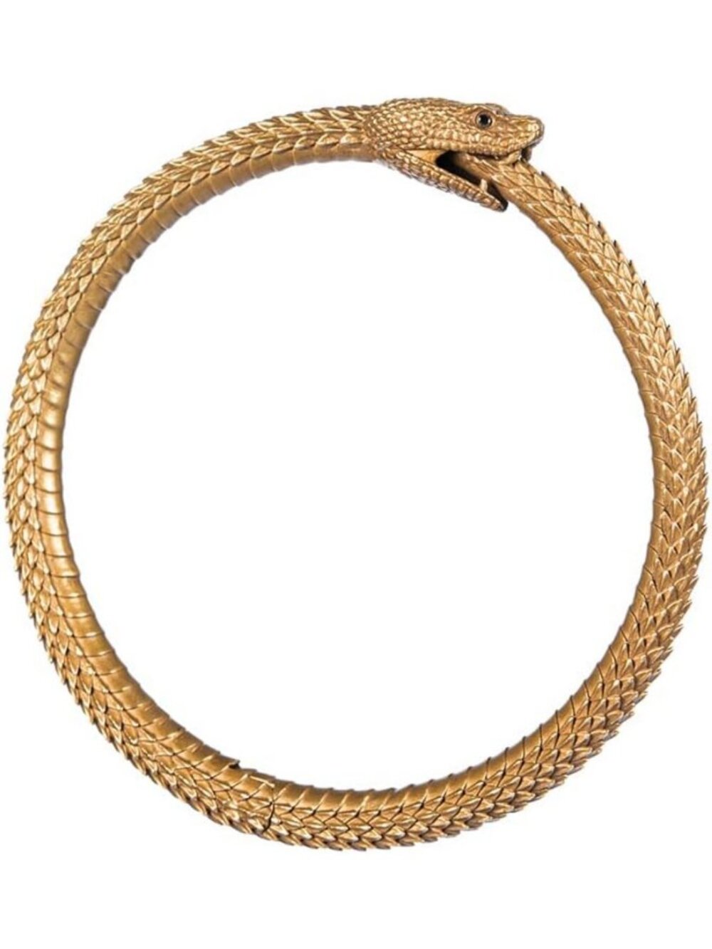 Ouroboros Snake Cuff Bracelet - Retro Brass Talisman Jewelry for Men & Women